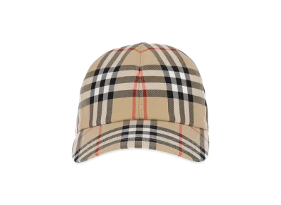 Burberry Women's Hats "Checked/Beige"