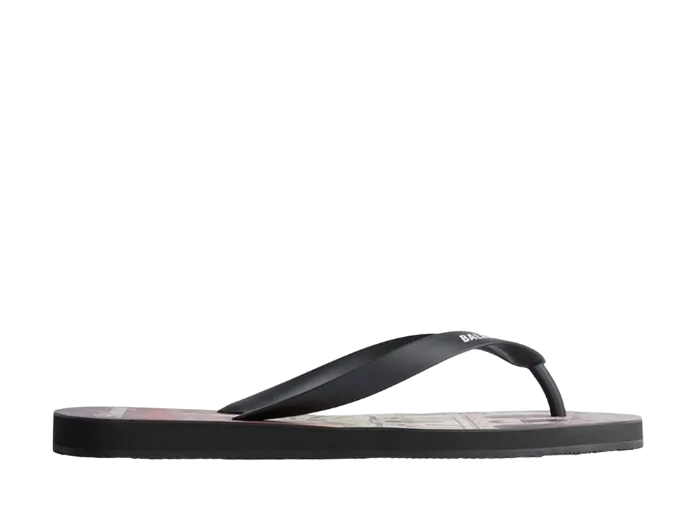 BALENCIAGA Souvenir Thong Sandal in EVA and TPU "Multicolor"