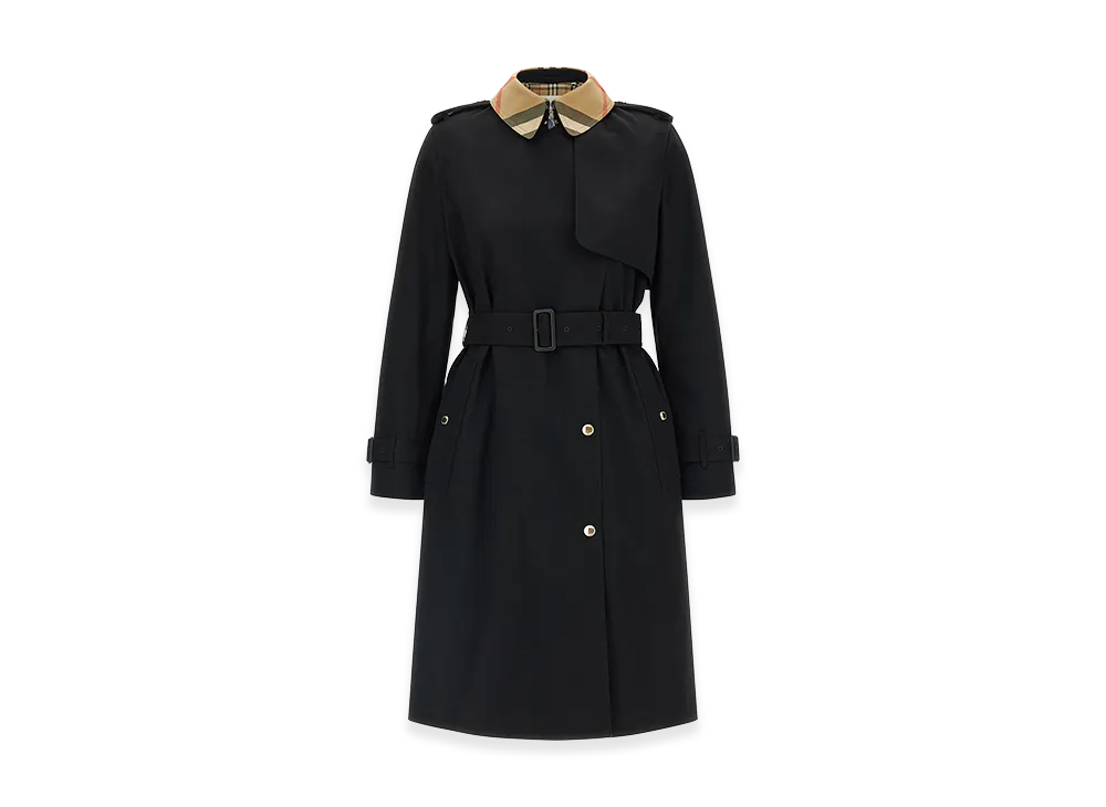 Burberry Women's sandridge Trench Coat "Black"