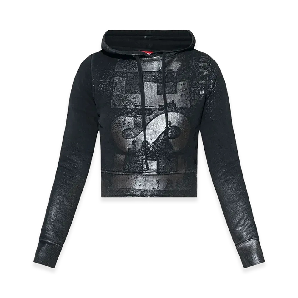Diesel Women's `F-Slimmy` Hoodie "Black"
