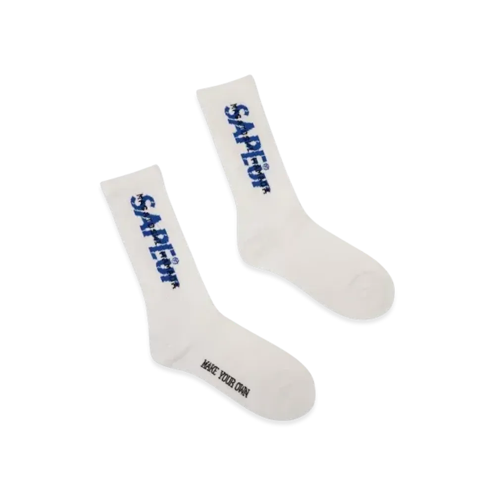 SAPEur x MASATOSHI HAMADA Collabologo Blue Socks "Blue"