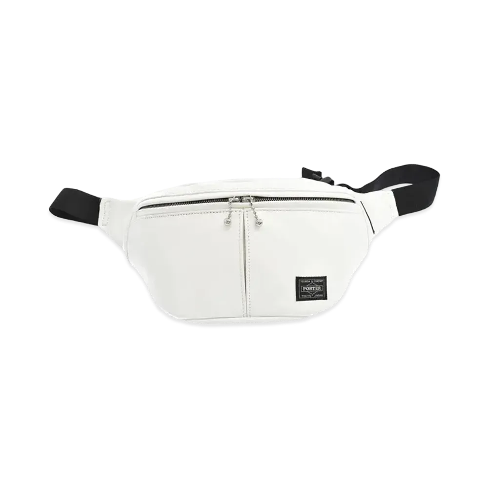 PORTER Lewis Leathers Waist Bag "White"