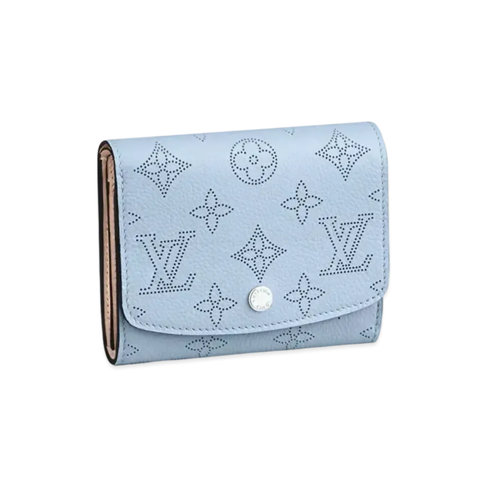 Louis Vuitton Iris Compact Wallet Monogram "Blue Nuage"