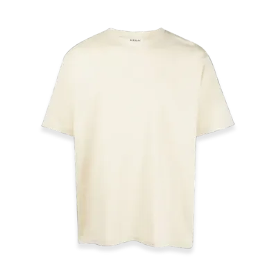 AURALEE Cotton Mesh T-Shirt "Ivory"