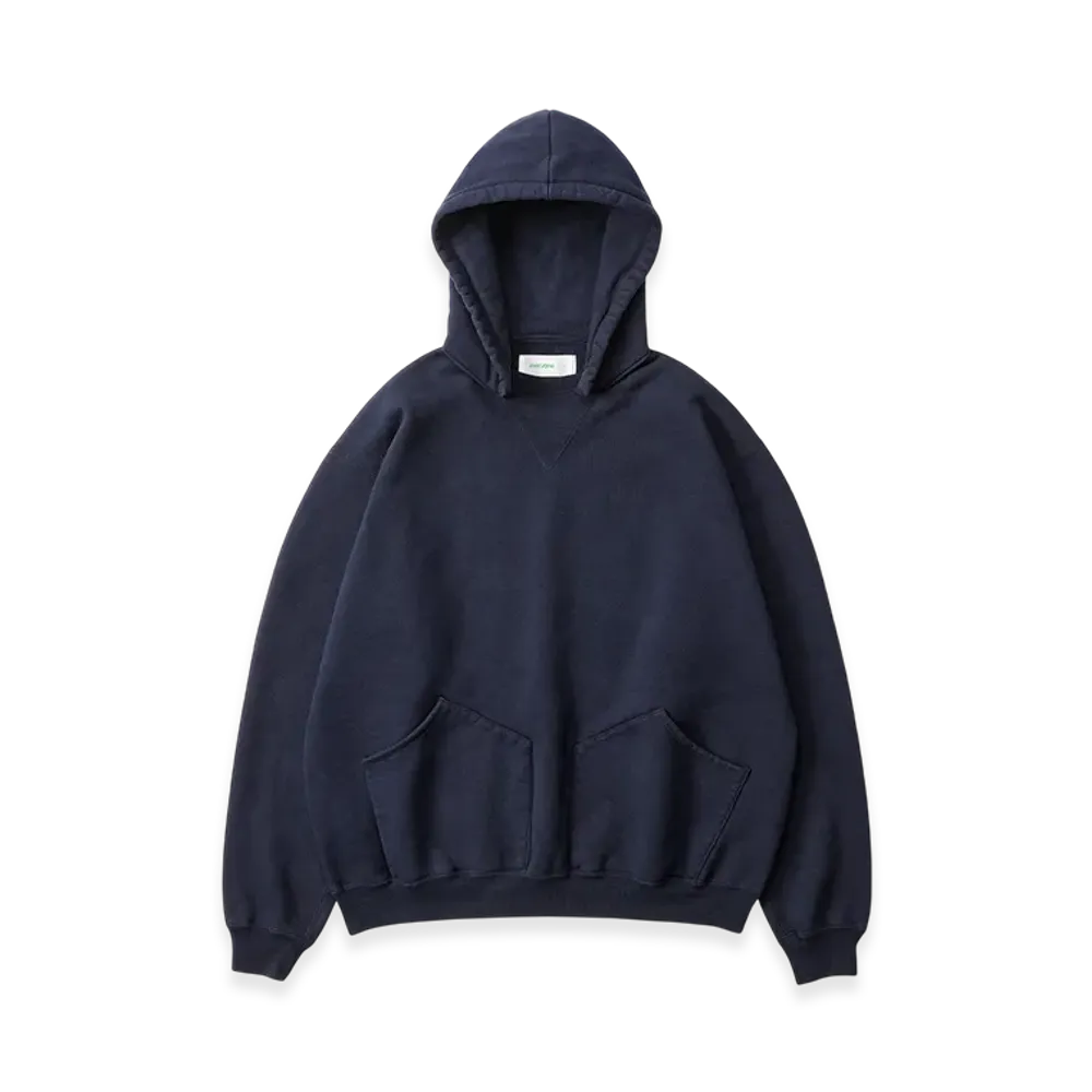 everyone x A.PRESSE Vintage Attached Hood Sweat Parka "Navy"