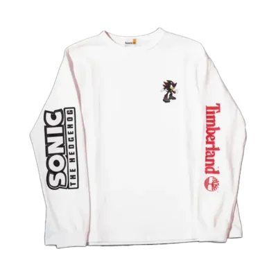 Timberland x SONIC THE HEDGEHOG Long Sleeve Graphic Tee "White"