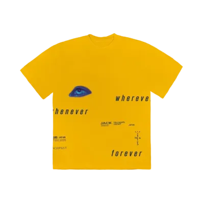 Travis Scott Cactus Jack Digital Eye I T-Shirt "Yellow"