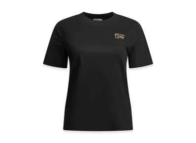 Burberry Women's Knight Check Crewneck T-Shirt "Black"