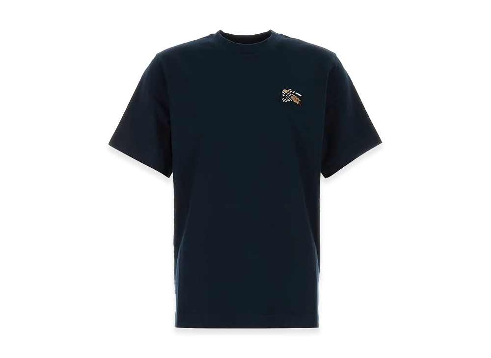 Burberry Cotton T-Shirt "Midnight Blue"