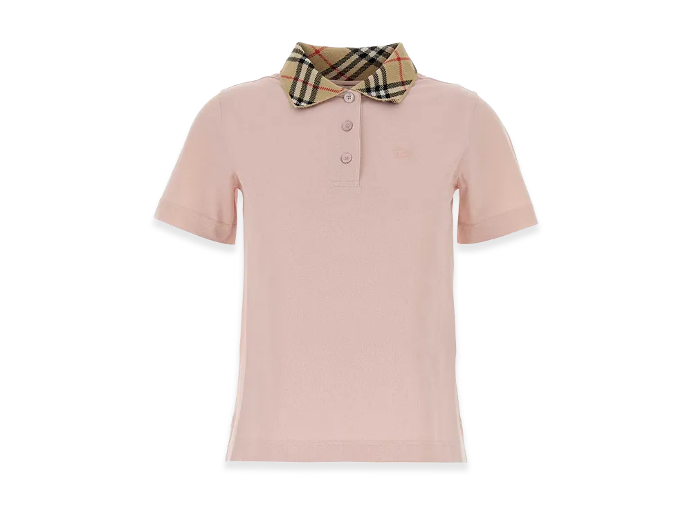 Burberry Women's Piquet Polo Shirt "Pink"