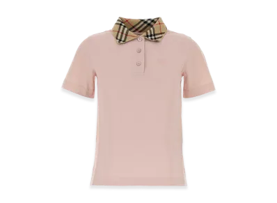 Burberry Women's Piquet Polo Shirt "Pink"