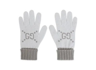 GUCCI Women's GG Knit Gloves "Printed"