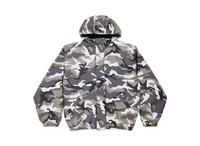 BALENCIAGA Men's Camo Ski Parka "Gray"
