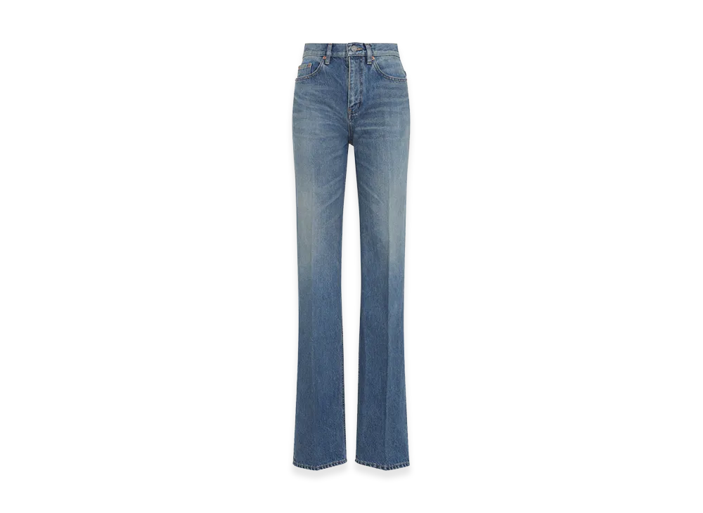 Saint Laurent Women's 'Yves' Jeans "Blue"