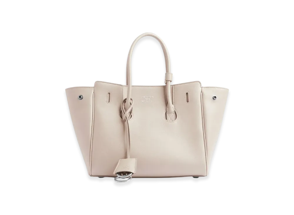 BALENCIAGA Hampton Carryall Bag Mini "Almond"