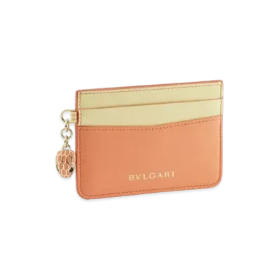 BVLGARI Serpenti Forever Card Holder "Orange"