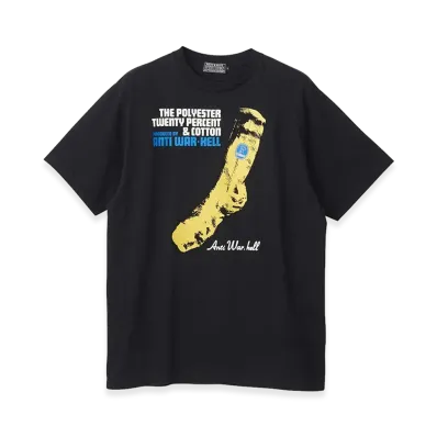 HYSTERIC GLAMOUR Anti War Hell T-Shirt "Black"