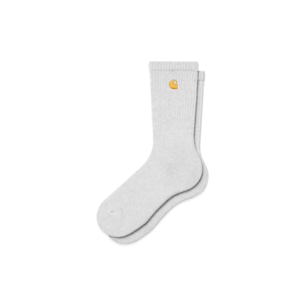 Carhartt WIP Chase Socks "Ash Heather/Gold"
