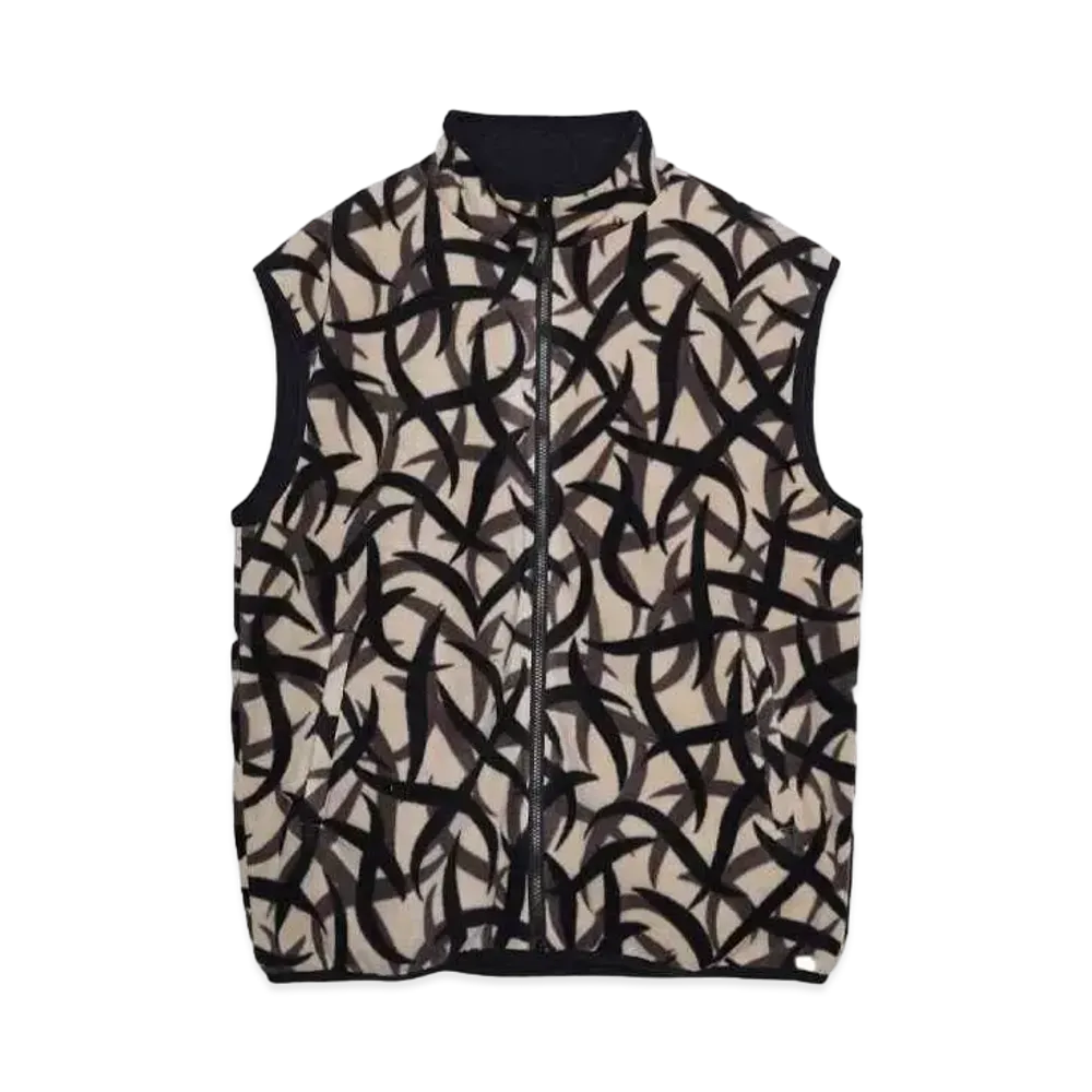 GRAMICCI REVERSIBLE FLEECE VEST "TRIBAL TERRA"