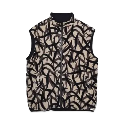 GRAMICCI REVERSIBLE FLEECE VEST "TRIBAL TERRA"