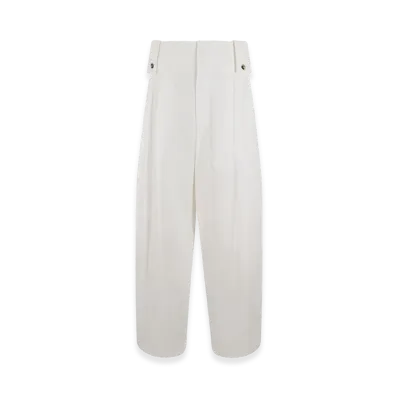 Bottega Veneta Women's Wide Leg Pants "Ivory"