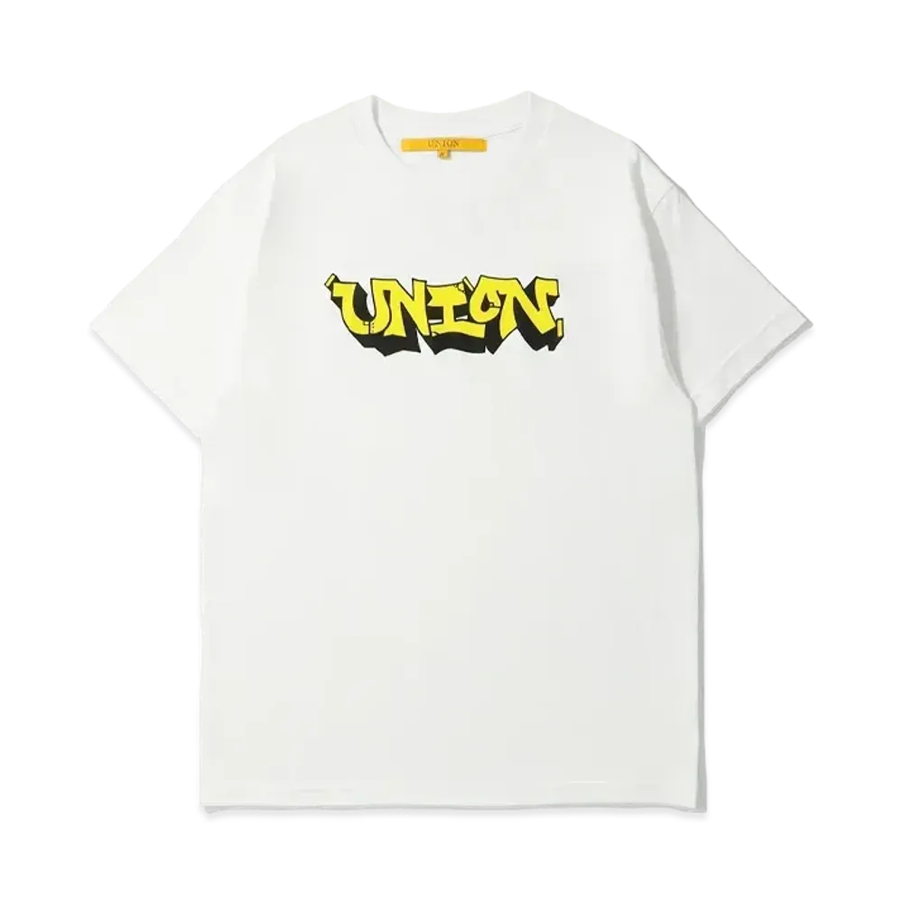 UNION Funk Letter Tee "Optic White"