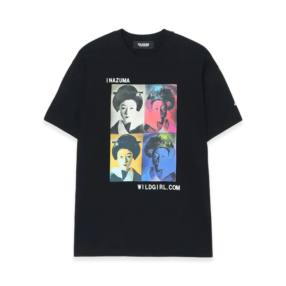 WILDSIDE YOHJI YAMAMOTO Wild Girl T-Shirt A "Black"