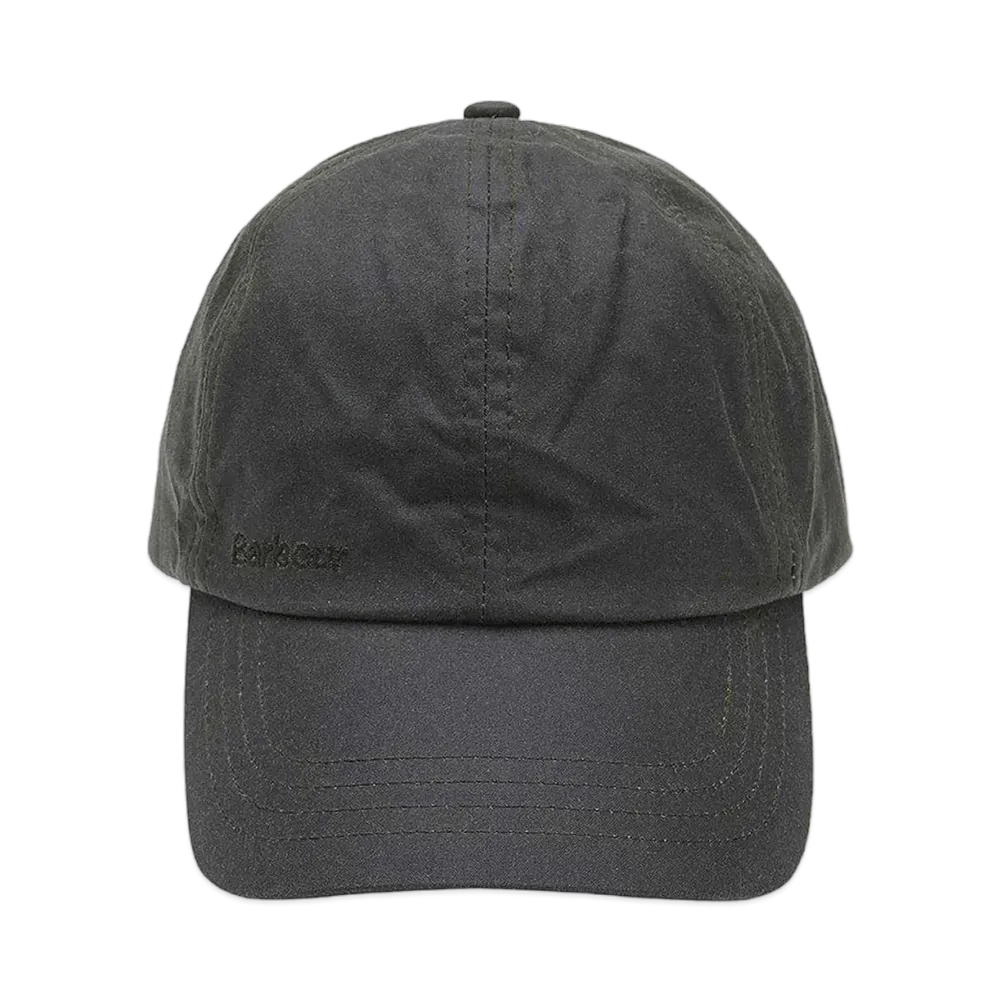 Barbour Wax Cotton Baseball Cap "Green"