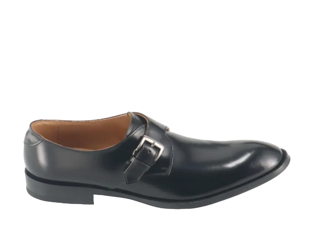 REGAL Monk Strap Calf Leather "Black" 813RAL