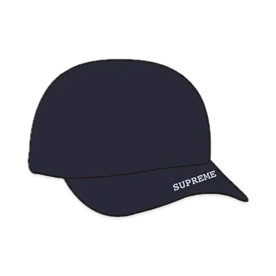 Supreme Visor Logo 6-Panel "Navy"