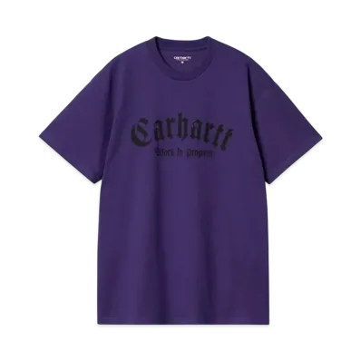 Carhartt WIP Short Sleeve Onyx T-Shirt "Tyrian/Black"