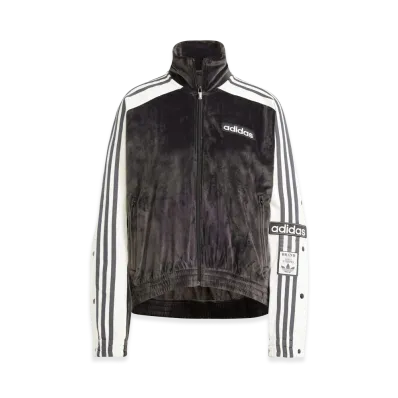 adidas Women's Adibreak Velour Track Top "Black"