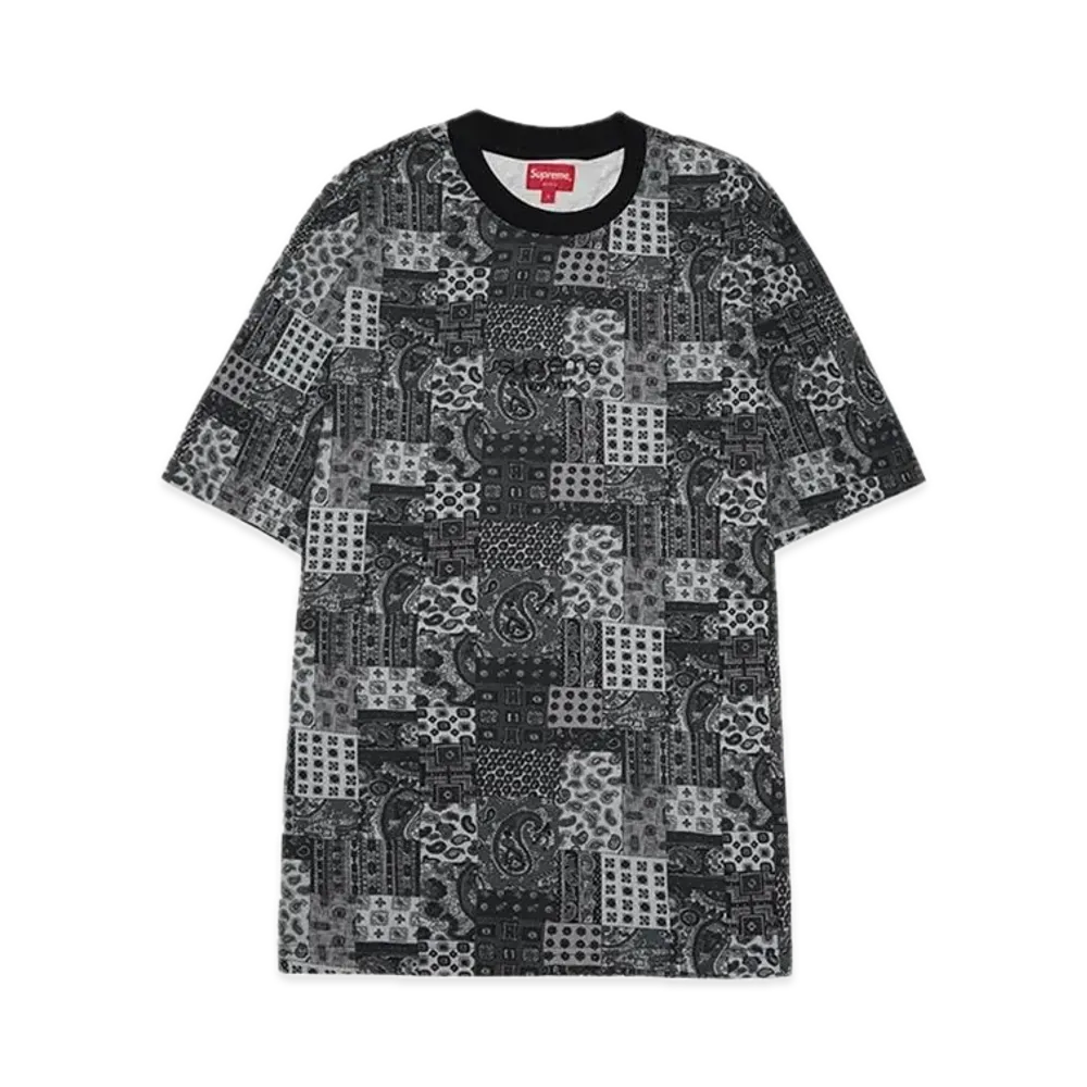 Supreme Patchwork Paisley S/S Top "Black"