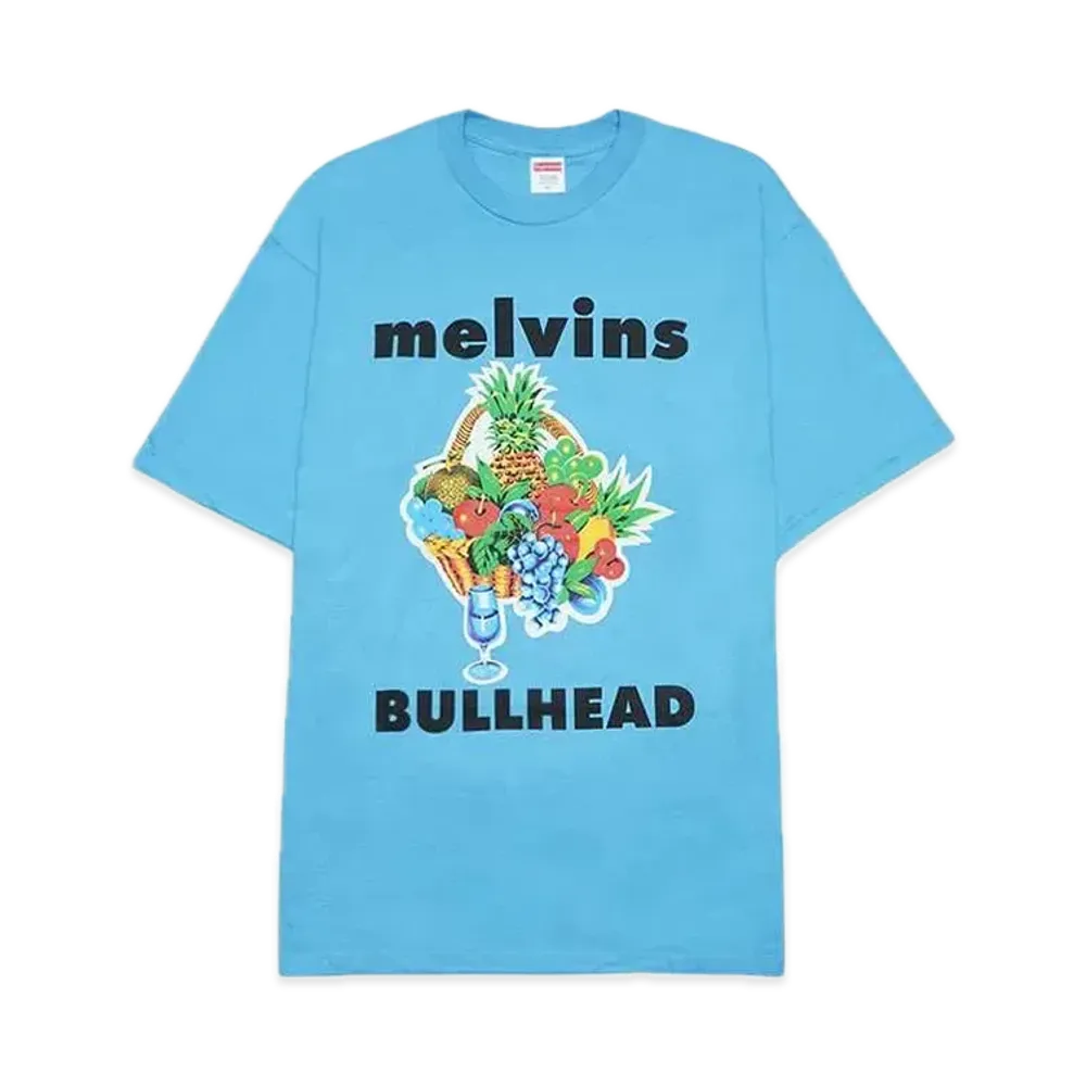 Supreme x Melvins Bullhead Tee "Bright Blue"