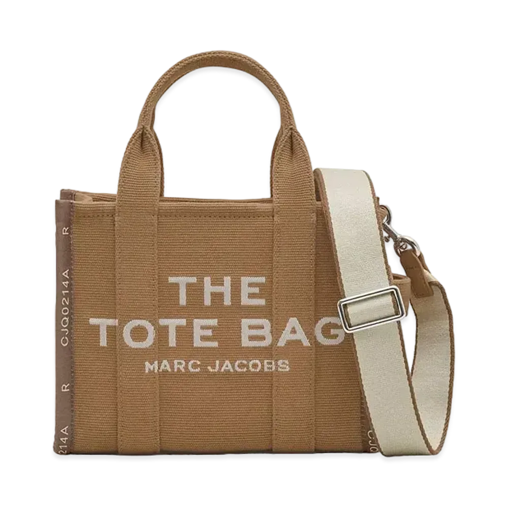 Marc Jacobs The Jacquard Small Tote Bag "Camel"