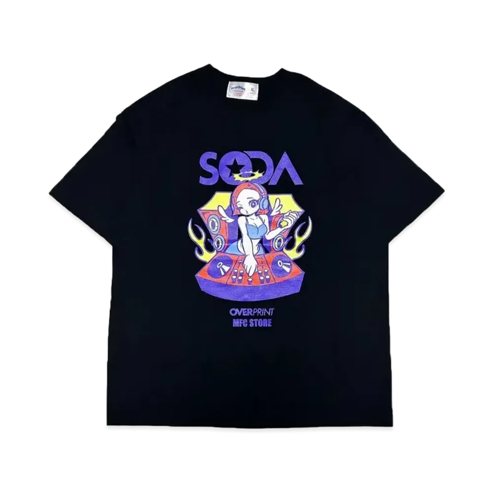 MFC STORE x over print x DJ SODA Ver. 3Saki S/S Tee "Black/Purple"