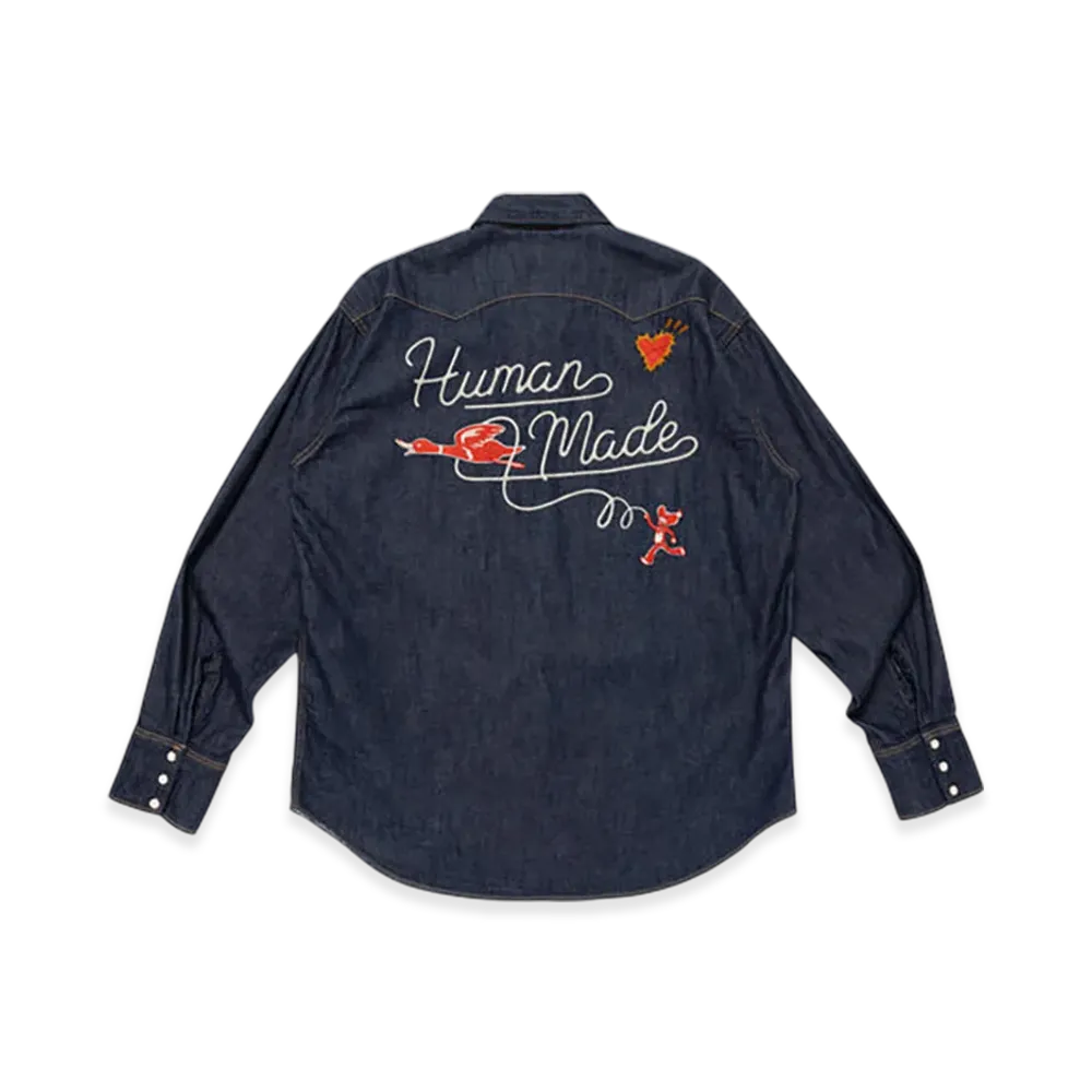 HUMAN MADE Denim Western Shirt "Indigo"