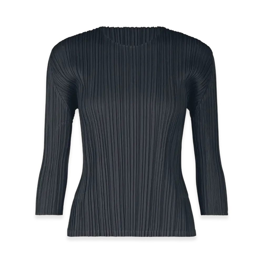 PLEATS PLEASE ISSEY MIYAKE Mellow Pleats "Blue Black"