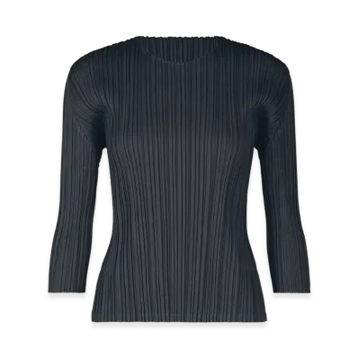PLEATS PLEASE ISSEY MIYAKE Mellow Pleats "Blue Black"