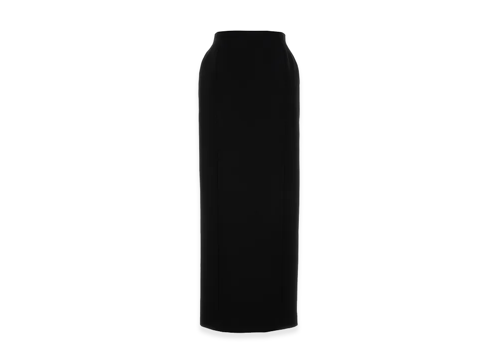 BALENCIAGA Women's Hourglass Maxi Skirt "Black"