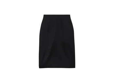 BALENCIAGA Women's Hourglass Midi Skirt "Black"