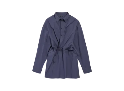 BALENCIAGA Women's Shirt Mini Dress "Fade Blue"