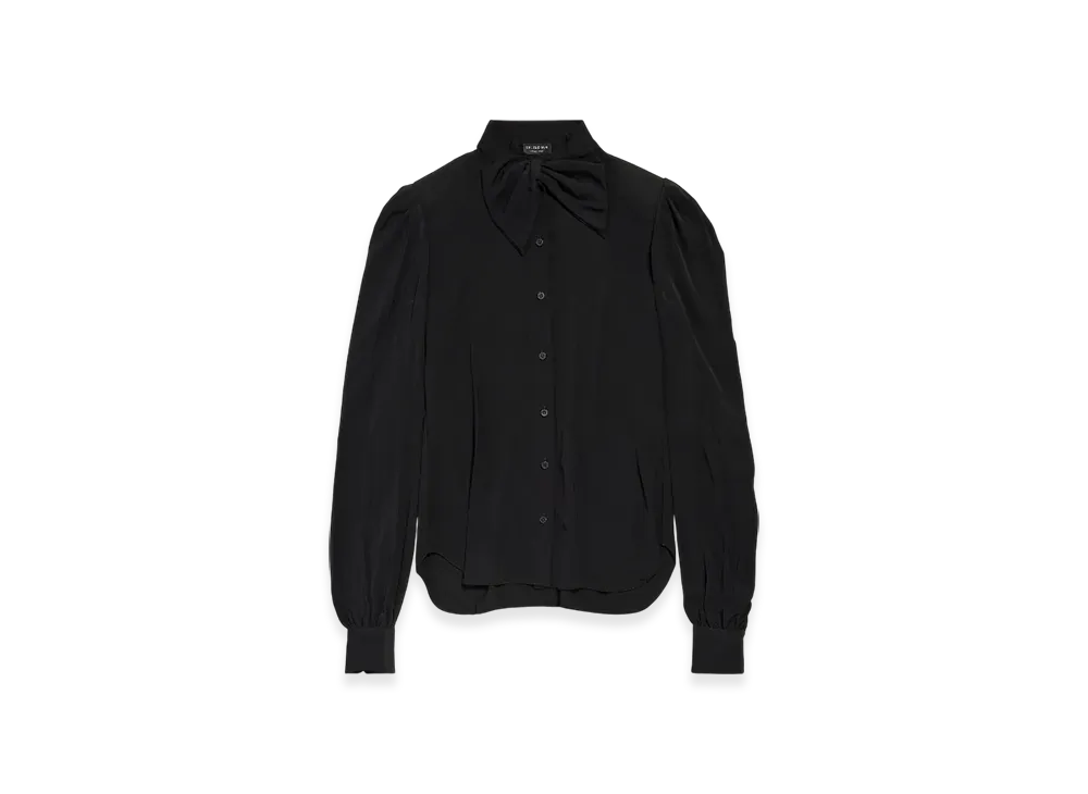 BALENCIAGA Bow Blouse "Black"