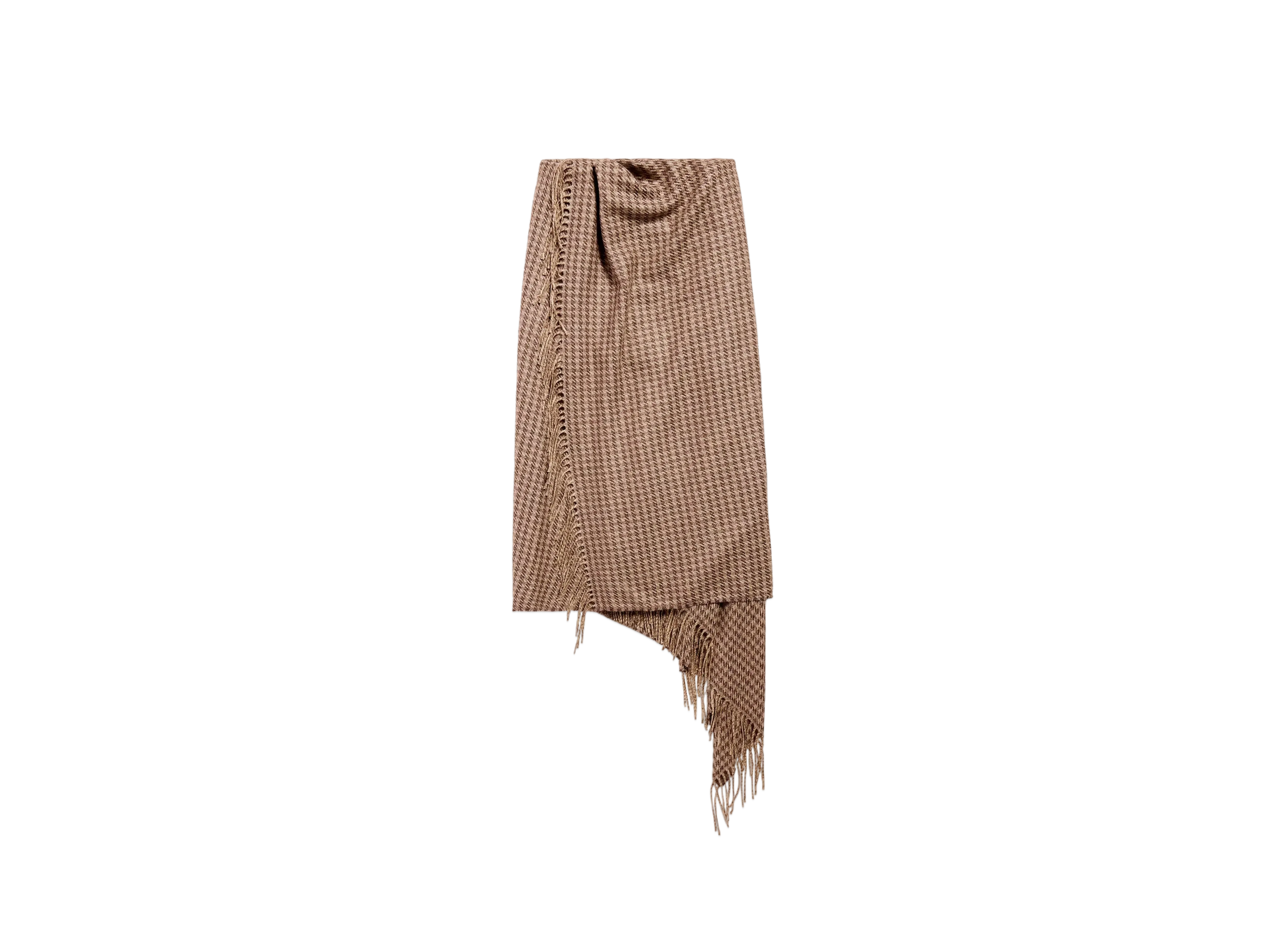 BALENCIAGA Women's Scarf Skirt "Brown"
