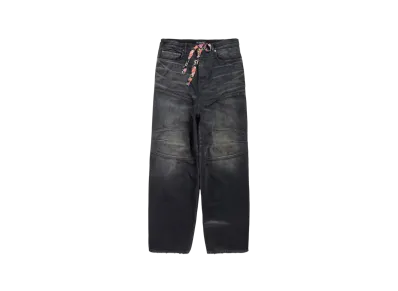 BALENCIAGA Men's George V Baggy Pants "Black"