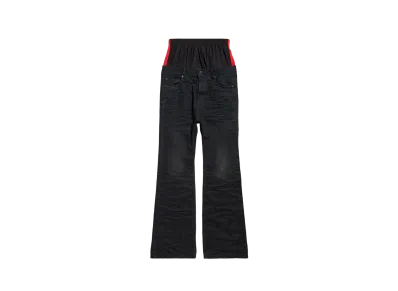 BALENCIAGA Men's Layered Jeans "Multi Color"