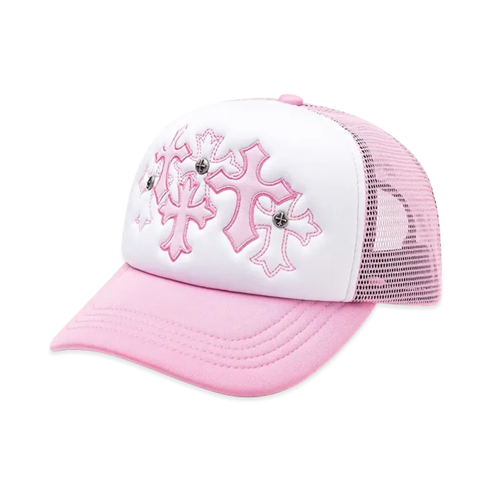 SUPPLIER Multiple Cross Mesh Cap "Pink"