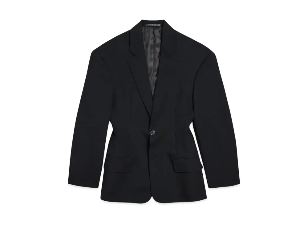 BALENCIAGA Women's Hourglass Jacket Oversized "Black"