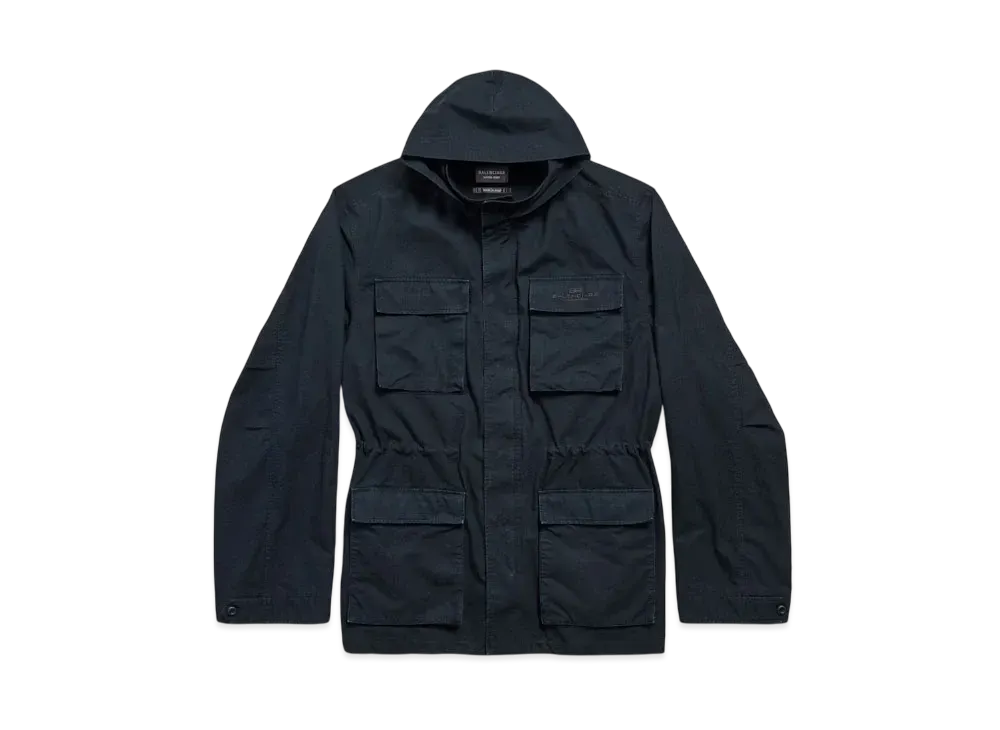 BALENCIAGA Men's Uniform Parka "Ink"