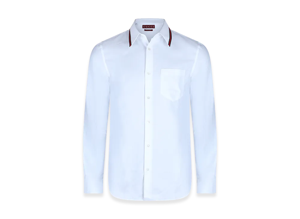 GUCCI 'Nastro Web' Shirt "White"
